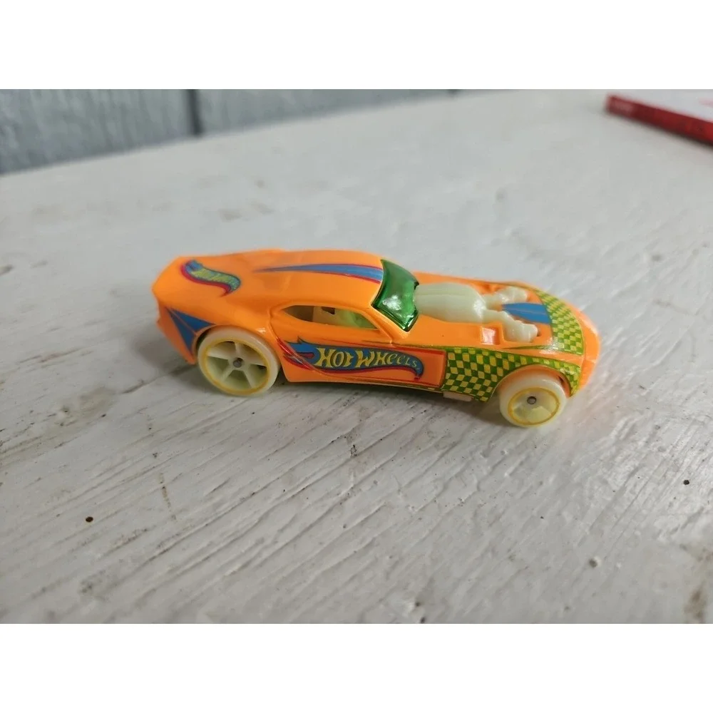 RARE Hot Wheels NITRO Doorslammer Orange W/White Wheels, Decals, Green Window